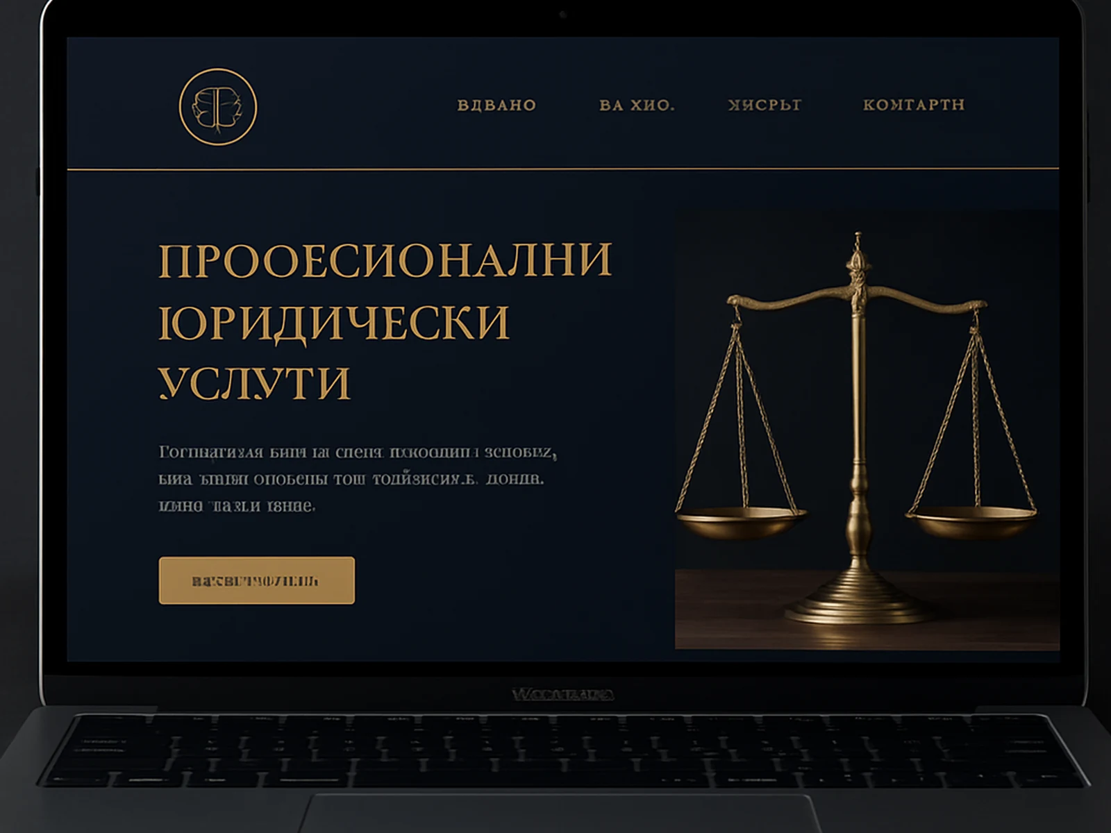 Complete rebrand for a Bulgarian legal firm entering the premium market.