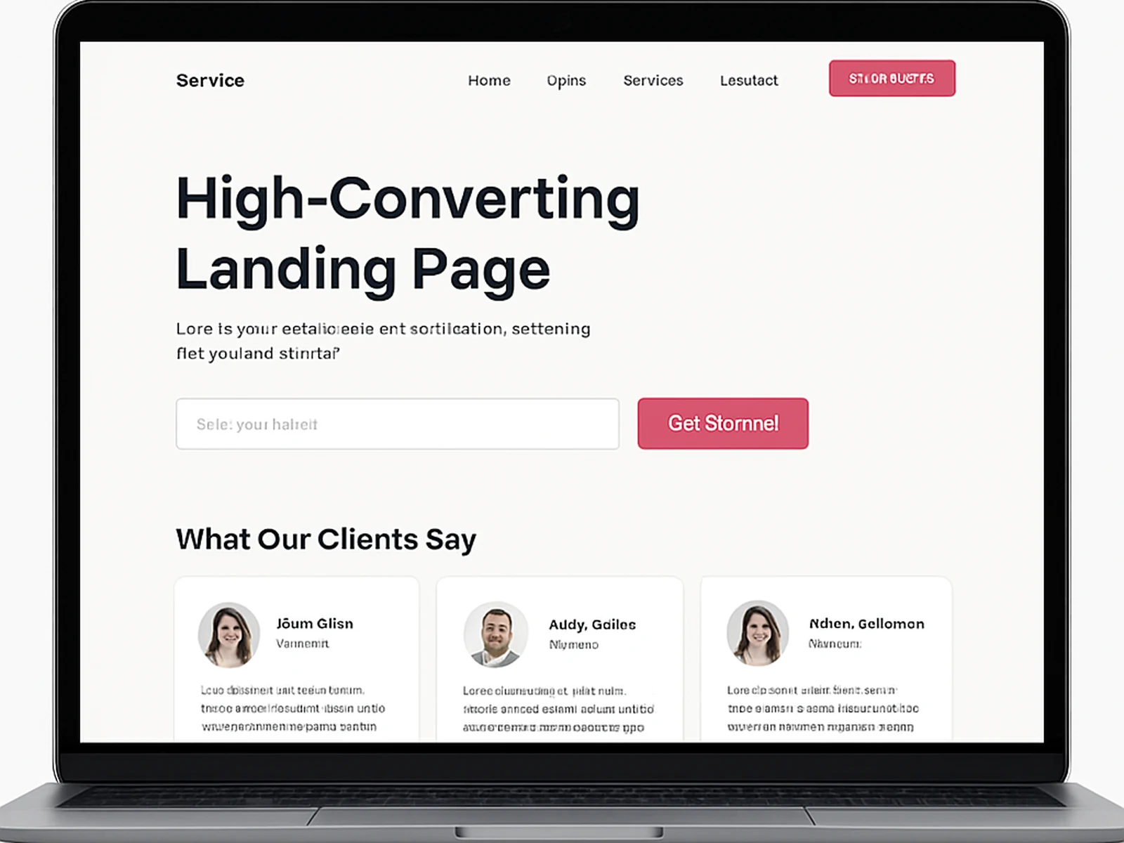 Landing Page Design